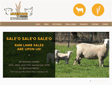 Tablet Screenshot of murnongfarming.com